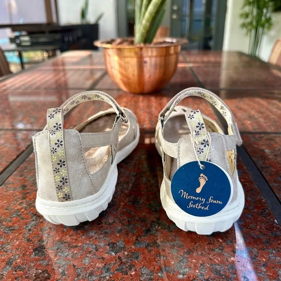 JBU by Jambu Hibiscus Casual Mary Jane Floral orthopedic comfort - Picture 8 of 12